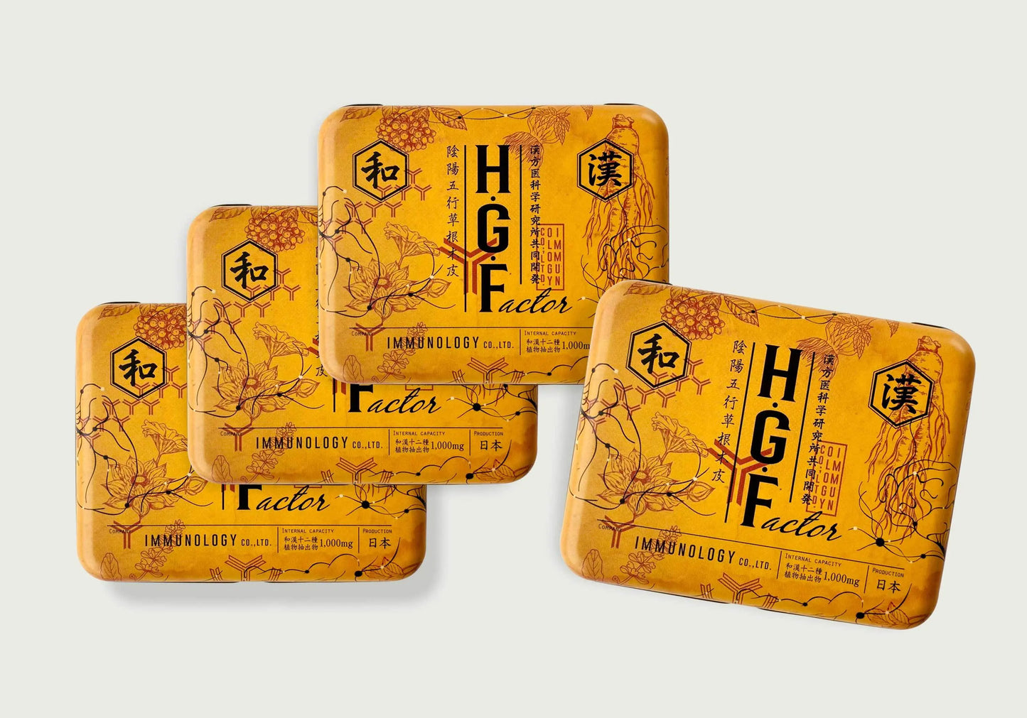 【まとめ買い4個セット7%OFF】HGFactor 30包/約30日分(缶ケース入り)